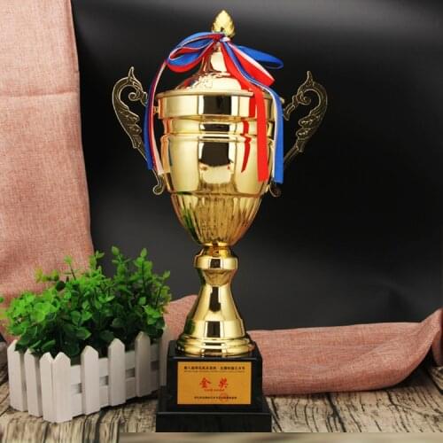 Custom trophy hot sale Football trophy wholesale dance gold trophy cheap custom sports medal trophies add logo
