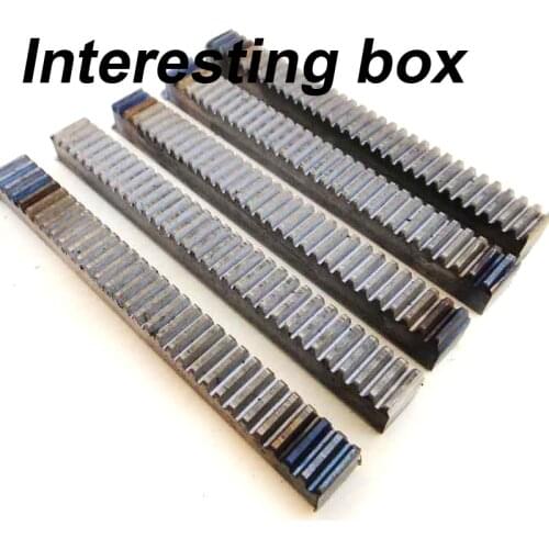 Steel rack 1 module M1 gear rack DIY transmission rack spot rack small production material model