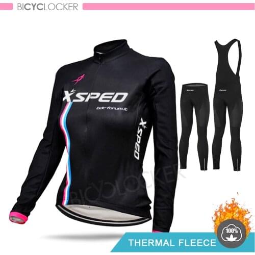 Xsped Lady Cycling Jerseys 2020 Pro Team Bike uniform Women Cycling Clothing MTB Bib long Bike Jersey Set Ropa Maillot Ciclismo