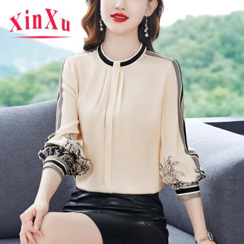 Xinxu Womens Silk Shirts
