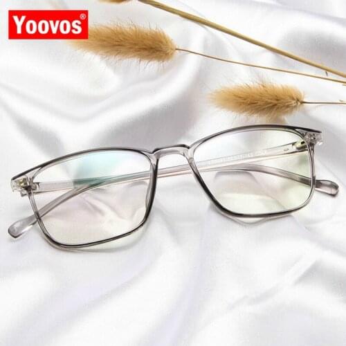 Yoovos 2021 Glasses Frame Women Retro Luxury Eyeglasses Frames Brand Designer Blue Light Glasses Classic Vintage Oculos De Sol