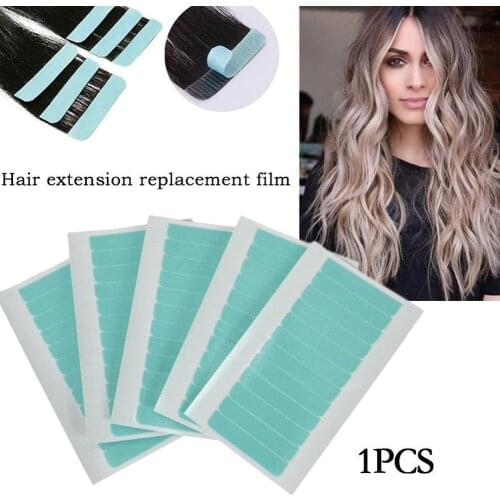 1 Sheet 12 Pcs Seamless Double-side Hair Tape Adhesive Hair Human Film Hair For Remy For Wig Side Double Extension Tools Ta R6Z8