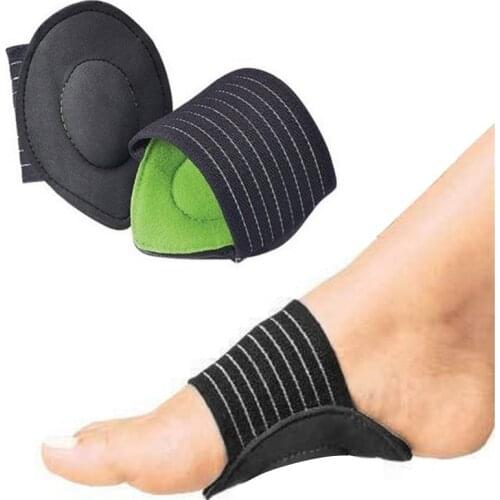 1 Pair Orthotic Arch Support Insoles Flat Foot Flatfoot Corrector Shoe Pad Cushion Light Soft Insole Sports Bandage Foot Cover