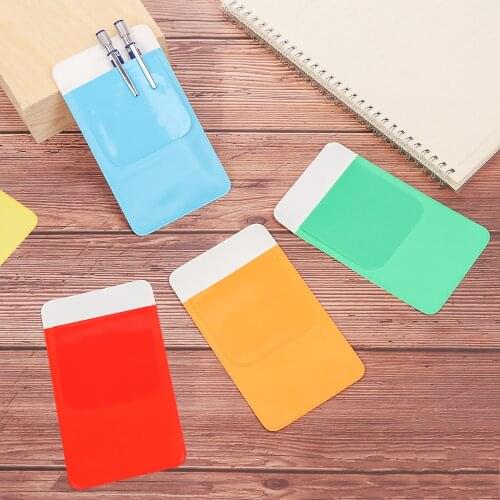 1PC Multi-color Pocket Protector Leak-Proof PVC Pen Pouch Bag Doctors Nurses for Pen Leaks Office Hospital Supplies