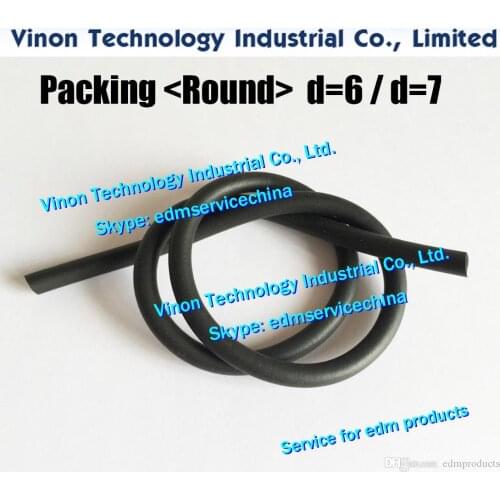 2pcs/lot) 3536531 A325 edm Seal Packing Round D=7mm, Sodic A325 Tank seal strip 7mm for Slide Plate