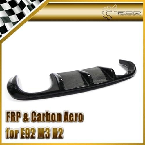 Car Styling For BMW E92 M3 H2-Style Real Carbon Fiber Rear Diffuser