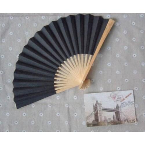 Free Shipping,100pcs/lot Hot sale Folding Elegant Paper Hand Fan Wedding&Party Decoration Supplies 21cm