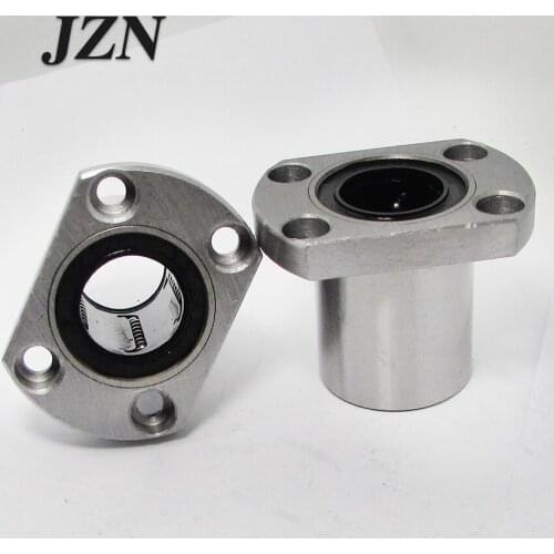 Free shipping,2pcs/lot. round flange linear ball bearing bushing for linear guide rail rod round shaft cnc part LMH60UU