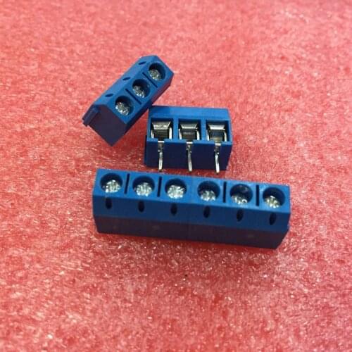 FREE SHIPPING 500PCS KF301-3P KF301-5.0-3P KF301 "+ "Screw 3Pin 5.0mm Straight Pin PCB Screw Terminal Block Connector