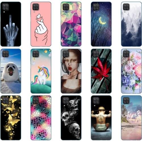 For Samsung A12 Case 6.5 inch Soft Silicon Tpu Back Phone Cover For Samsung Galaxy A12 Galaxy A12 A 12 SM-A125F a125 Bag Bumper