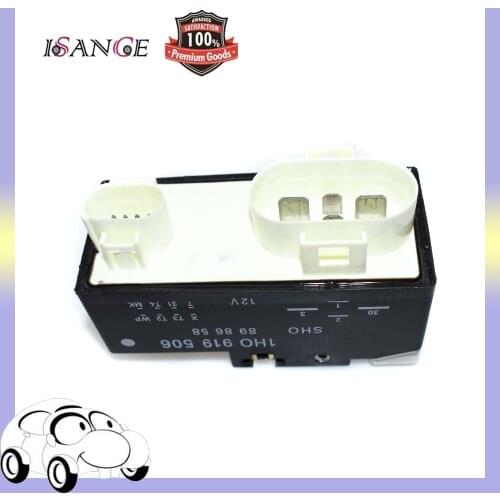 ISANCE Cooling Fan Relay Control Switch Radiator Module 1H0919506 For 92-94 VW Corrado Passat Jetta Golf (LFVW004)