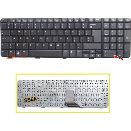 SSEA New UI Keyboard English For HP Compaq Presario CQ71 Pavilion G71 laptop black keyboard