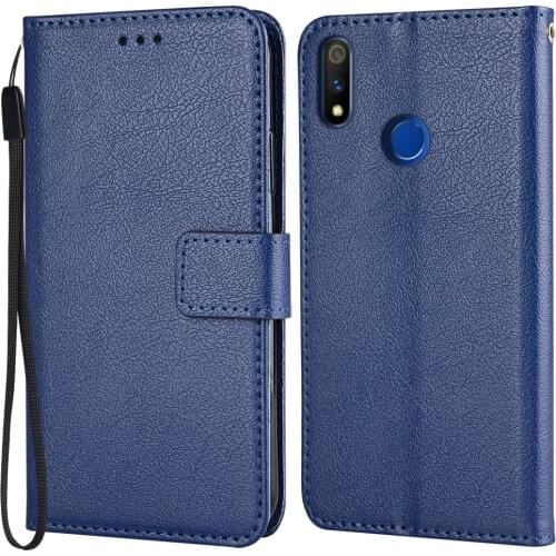 Leather Wallet Case for On Realme 3 Pro Flip Case 3 Pro Capa Phone Bag for Realme X Lite (Youth Edition)Cover Card Slot Funda