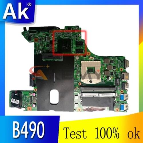 Akemy 48.4TD06.01M for lenovo Ideapad B490 laptop motherboard GeForce 610M HM65 DDR3 Tested