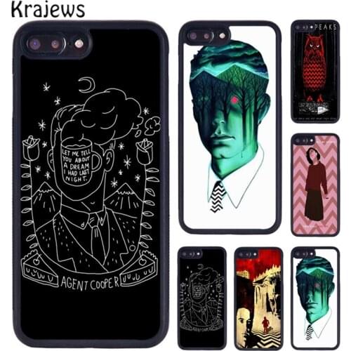 Krajews twin peaks Printed Soft Phone Case For iPhone 5 6S 7 8 plus 11 12 Pro X XR XS Max Samsung Galaxy S6 S7 S8 S9 S10 PLUS