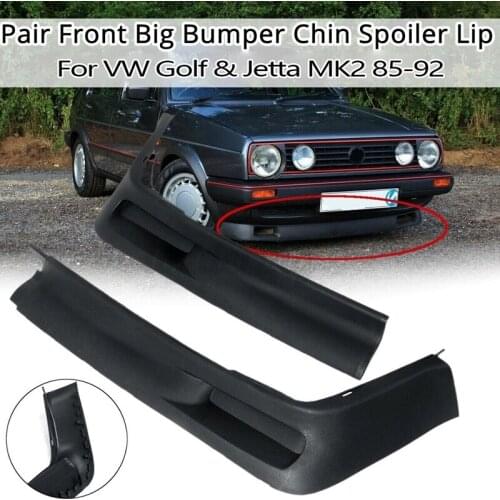 For Golf Jetta MK2 1885-1992 Front Big Bumper Chin Spoiler Lip Valance Splitter Car Exterior Parts Bumper Accessories