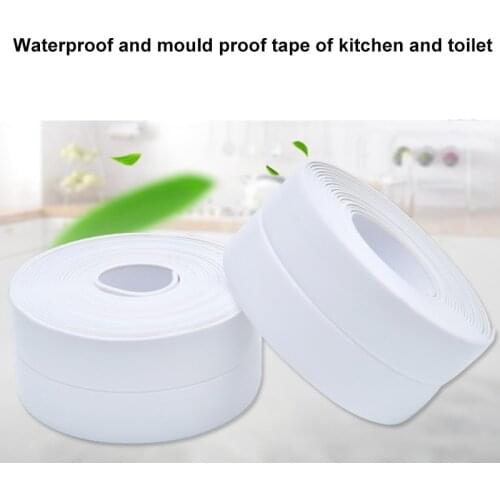 Bathroom Stickers Self Adhesive Sink Bathroom Sealing Strip Kitchen Tape Ceramic Waterproof Anti-moisture Wall Corner Line tools