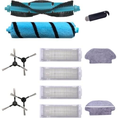 Main Side Brush Mop Rag for Viomi V2 Pro V3 HEPA Filter V-RVCLM21B Mijia STYJ02YM Conga 3490 Accessories