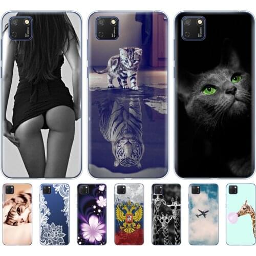 Silicon Case For Huawei Y5P Case 5.45" Soft Tpu Phone Cover For Huawei y5p 2020 coque Bumper Funda full 360 Protective cute