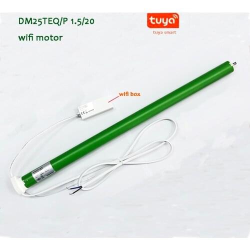 Tuya Smart App Control Dooya Wifi Motor DM25TEQ 1.5n Tubular For 38mm Tube Motorized Shutter Electric Blinds Window Curtain
