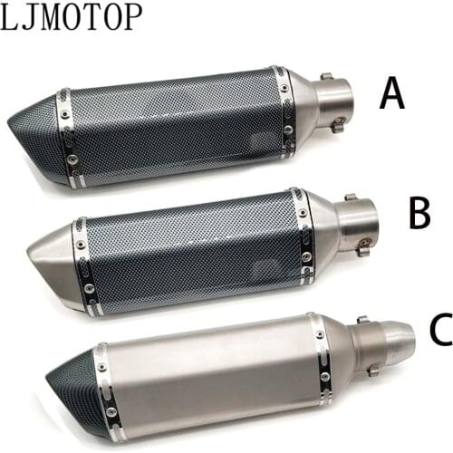 Universal Modified Motorcycle Exhaust Muffler with DB Killer For Yamaha XSR 700 900 TDM 900 MT125 MT01 MT03 MT25 YBR 125 YZF R15