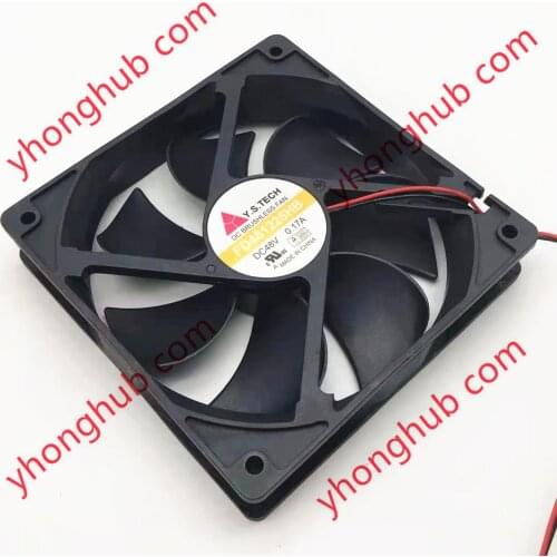 Y.S TECH FD481225HB Server Cooling Cooling Fan DC 48V 0.17A 120x120x25mm 2-wire