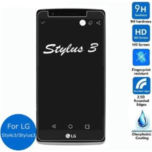 For LG Stylus 3 Tempered Glass High Quality Protective Film Explosion-proof Screen Protector For Stylo 3 K10 Pro Stylus3 Glass