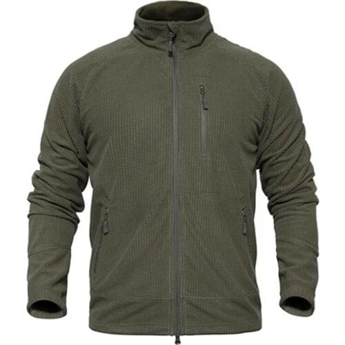 Winter Fleece Jacket Outdoor Windproof Warm Windbreaker Mens Casual Thermal Coat Tops Military Tactical Jackets Brand Clothing