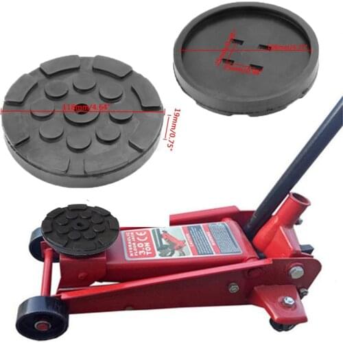 1Pc Black Rubber Jacking Pad for Car Lift Anti-slip Surface Tool Rail Protector Heavy Duty for Car Lift