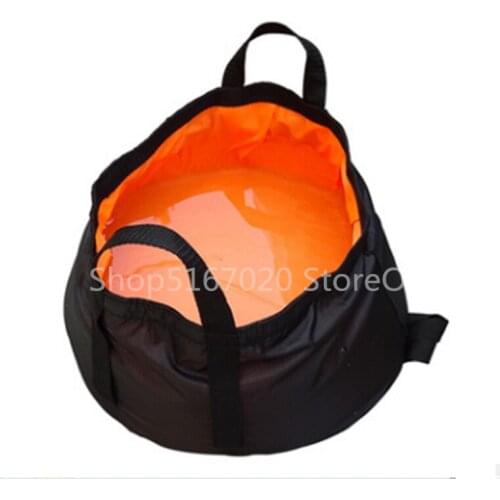 10L ultralight folding camping washbasin portable outdoor travel foldable outdoor washbasin wash bag bucket ultralight tool