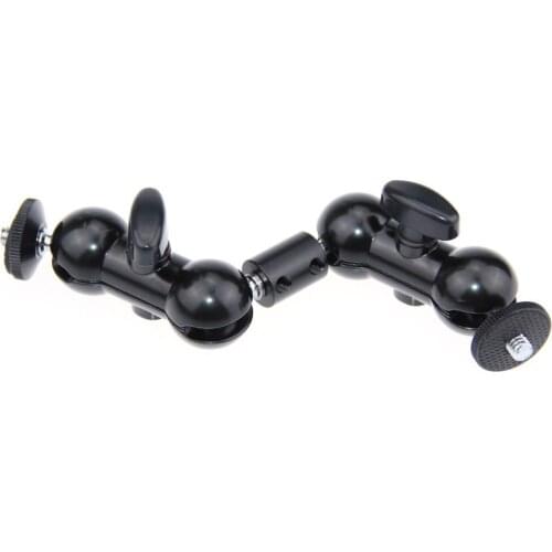 360 degree 1/4" Articulating Magic Arm Mount Adapter for Camera Monitor LED Light