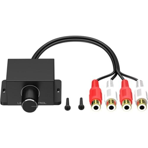 Car Power Amplifier Volume Regulator RCA Gain Car Audio Amplifier Bass Level Volume Controller Cars Accessories