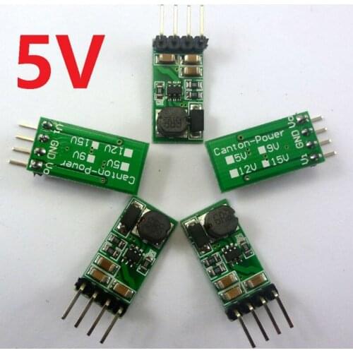 CE014_5V*5 dcdc step up boost converter module 3V 3.3V 3.7V to 5V voltage regulator for Arduino raspberry pi 3 18650 breadboar