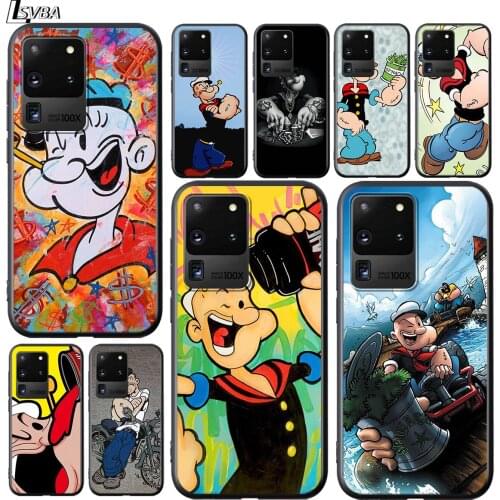 Spinach Sailor for Samsung Galaxy A72 A52 A32 A12 A02S S20 FE Plus Ultra Lite A91 A81 A71 A51 5G Phone Case