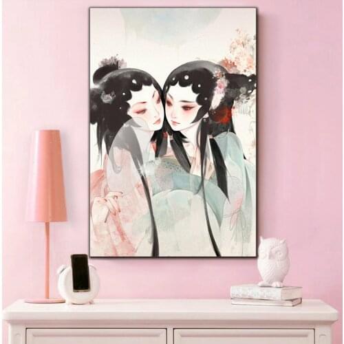 DIY colorings pictures by numbers with Yo neoclassical illustration picture drawing Relief painting by numbers framed Home