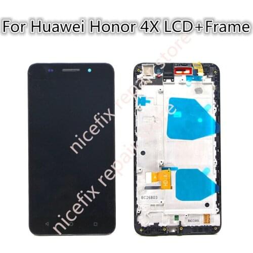 For Huawei Honor 4X Che2-L12 Che2-L23 Che2-L11 Che1-L04 LCD Display with Touch Screen Digitizer Assembly With Frame + Free Tools