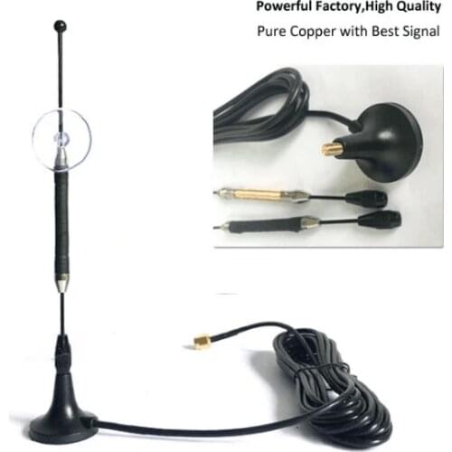 High gain 7dBi indoor 700-2700Mhz full frequency antenna GSM GPRS 2.4G 3G 4G 3M cable 3M feeder SMA male connector 1PCS