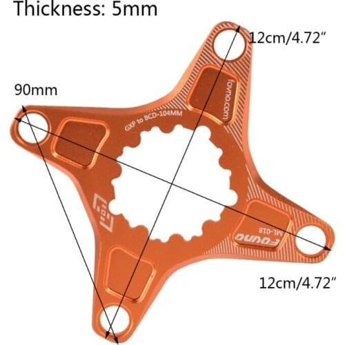 MTB Mountain Bike Bicycle Crank Spider Adapter GXP to 104BCD BB30 Support Bracket Plate Parts for SRAM GXP XX1 X0 X9 D0LB