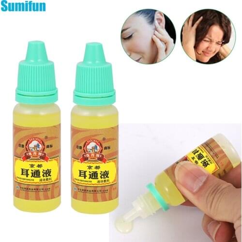 15ML Ear Acute Otitis Drops Chinese Herbal Medicine Earwax Remover For Ear Tinnitus Deafness SoreEar Cleansing Ear Care
