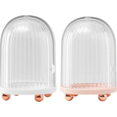 Beauty Egg Storage Box Makeup Powder Puff Empty Egg-shaped Frame Transparent Puff Dry Case Puff Holder Sponge Storage Case