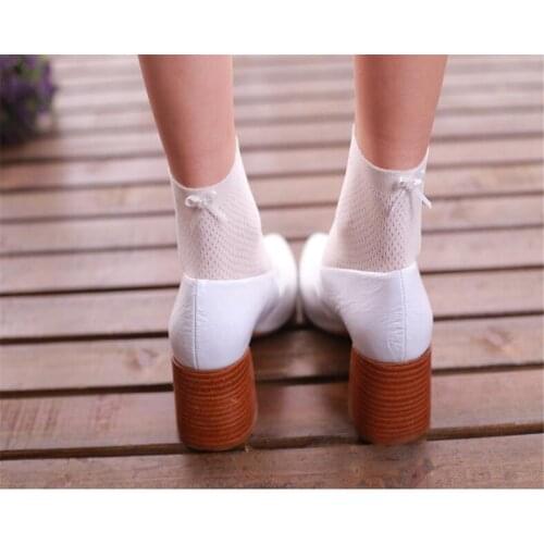 Princess sweet lolita socks Japanese girl bow socks cute college students soft sister socks B753