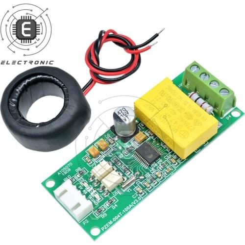 PZEM-004T AC Digital Multi-Function Meter Power Supply Voltage Current Test Tester Meter Module Ammeter Voltmeter Closed CT
