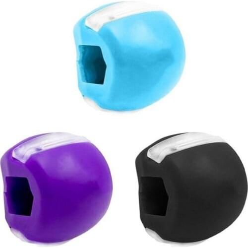 Jaw Exercise Ball Face Masseter Silica Gel JawLine Muscle Training Fitness Ball Neck Face Toning Jawrsize Muscle Exerciser
