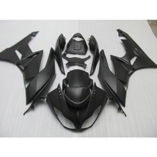 HOT Fairing kits for Kawasaki ZX 6R 2009 2010 2011 2012 bodywork NINJA zx6r 09-12 all matte black ABS plastic fairings set PA22