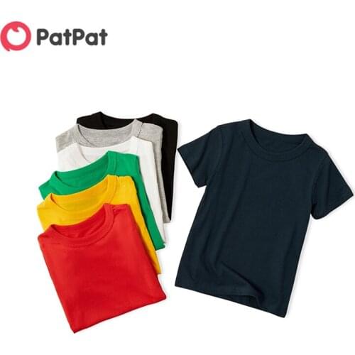 PatPat Baby / Toddler Casual Solid Tee