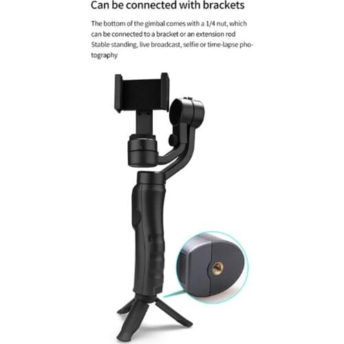 Smart follower handheld gimbal F6 motion stabilization three-axis video face follower stabilizer