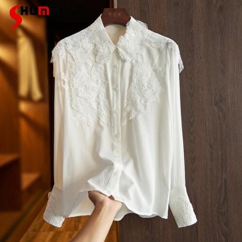 Shumeng Womens Silk Shirts