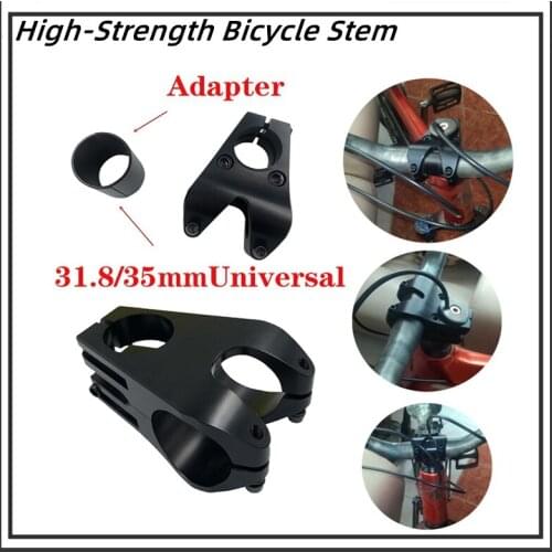 Mountain Bicycle Stem Ultralight Stem 35mm/31.8mm Dual-use Handlebar Stem 40mm black