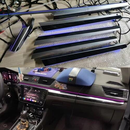 LED ambient light door trim light Dashboard atmosphere light for MQB Skoda Super instrument Neon light