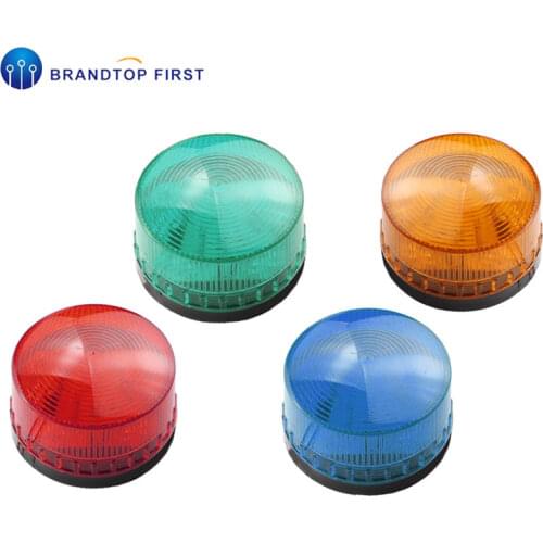 Indicator light Warning light LED-3071 DC12V 24V AC110V 220V Flashing warning LED lamp security alarm